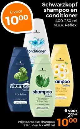 Trekpleister Schwarzkopf Shampoo en Conditioner aanbieding