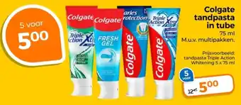 Trekpleister Colgate Tandpasta in Tube aanbieding