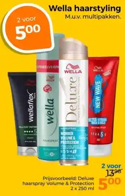 Trekpleister Wella haarstyling aanbieding