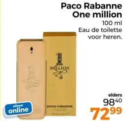 Trekpleister Paco Rabanne One million aanbieding