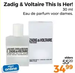 Trekpleister Zadig & Voltaire This Is Her! aanbieding