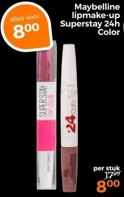 Trekpleister Maybelline lipmake-up Superstay 24h aanbieding