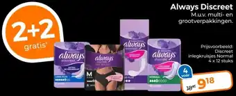 Trekpleister Always Discreet aanbieding