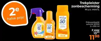 Trekpleister Trekpleister zonbescherming aanbieding