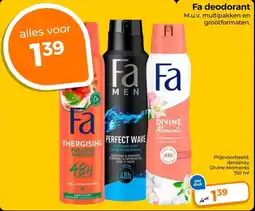 Trekpleister Fa Deodorant aanbieding