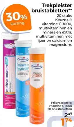 Trekpleister Trekpleister Bruistabletten aanbieding