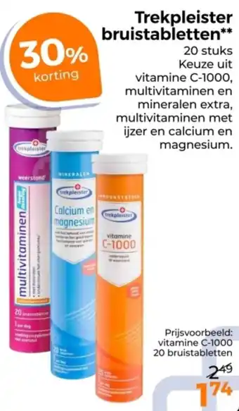 Trekpleister Trekpleister Bruistabletten aanbieding