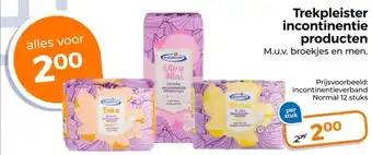 Trekpleister Trekpleister incontinentie producten aanbieding