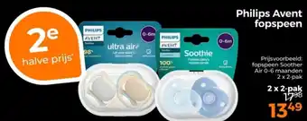 Trekpleister Philips Avent fopspeen aanbieding