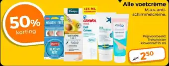 Trekpleister Alle Voetcrème aanbieding