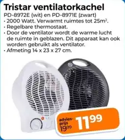Trekpleister Tristar Ventilatorkachel aanbieding