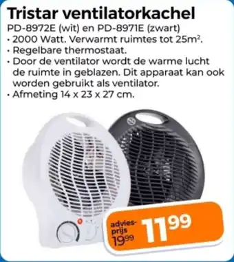 Trekpleister Tristar Ventilatorkachel aanbieding