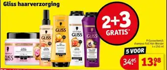 Kruidvat Gliss haarverzorging aanbieding