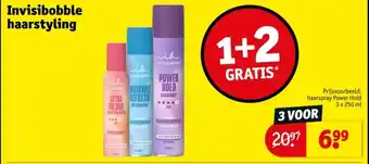 Kruidvat Invisibobble haarstyling aanbieding