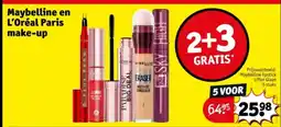 Kruidvat Maybelline en L'Oréal Paris make-up aanbieding