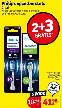 Kruidvat Philips opzetborstels aanbieding