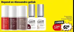 Kruidvat Depend en Alessandro gellak aanbieding
