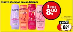 Kruidvat Elseve shampoo en conditioner aanbieding
