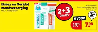 Kruidvat Elmex en Meridol mondverzorging aanbieding