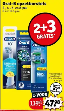 Kruidvat Oral-B opzetborstels aanbieding