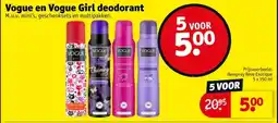 Kruidvat Vogue en Vogue Girl deodorant aanbieding