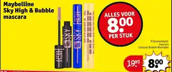Kruidvat Maybelline Sky High & Bubble mascara aanbieding