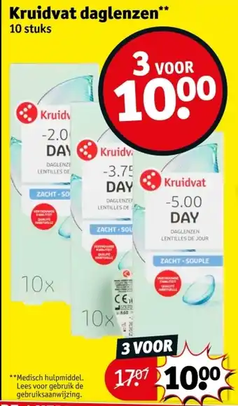 Kruidvat Kruidvat daglenzen aanbieding