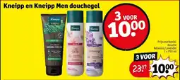 Kruidvat Kneipp en Kneipp Men douchegel aanbieding