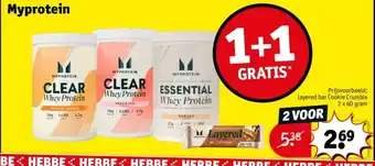 Kruidvat Myprotein aanbieding