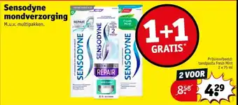 Kruidvat Sensodyne mondverzorging aanbieding