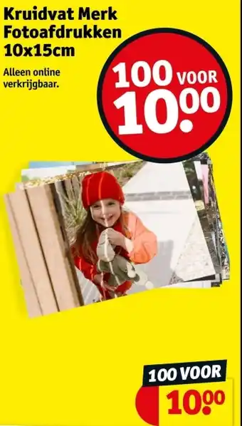 Kruidvat Kruidvat Merk Fotoafdrukken aanbieding