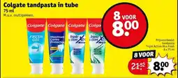Kruidvat Colgate tandpasta in tube aanbieding