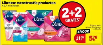 Kruidvat Libresse menstruatie producten aanbieding