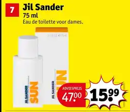 Kruidvat Jil Sander aanbieding