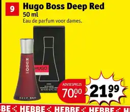Kruidvat Hugo Boss Deep Red aanbieding