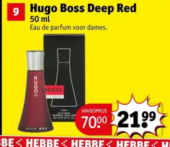 Kruidvat Hugo Boss Deep Red aanbieding