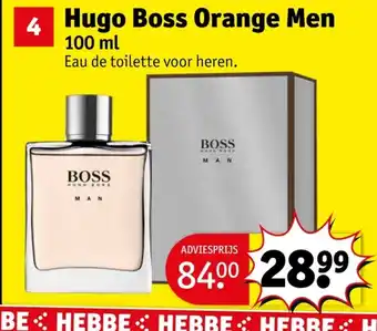 Kruidvat Hugo Boss Orange Men aanbieding