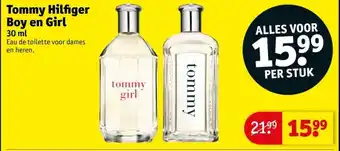 Kruidvat Tommy Hilfiger Boy en Girl aanbieding