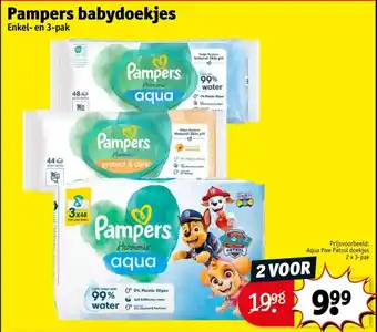 Kruidvat Pampers babydoekjes aanbieding