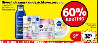 Kruidvat Nivea lichaams- en gezichtsverzorging aanbieding