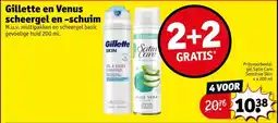 Kruidvat Gillette en Venus scheergel en -schuim aanbieding