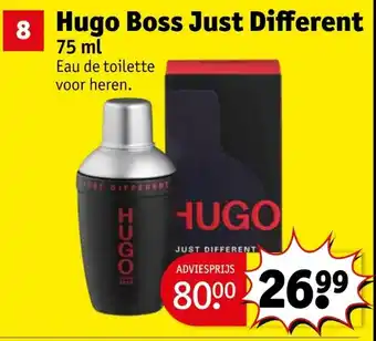 Kruidvat Hugo Boss Just Different aanbieding