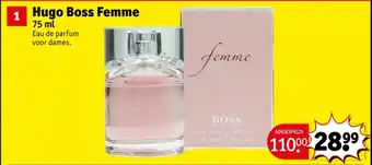 Kruidvat Hugo Boss Femme aanbieding