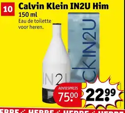 Kruidvat Calvin Klein IN2U Him aanbieding