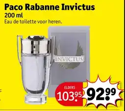 Kruidvat Paco Rabanne Invictus aanbieding