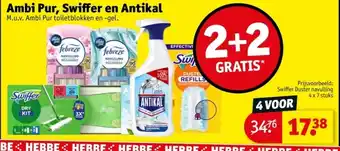 Kruidvat Ambi Pur, Swiffer en Antikal aanbieding