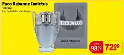 Kruidvat Paco Rabanne Invictus aanbieding