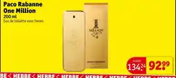 Kruidvat Paco Rabanne One Million aanbieding