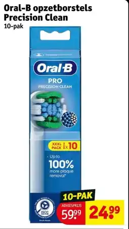Kruidvat Oral-B opzetborstels Precision Clean aanbieding