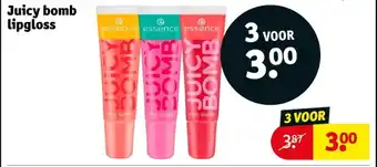 Kruidvat Juicy bomb lipgloss aanbieding